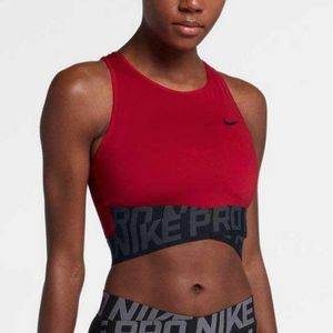Large Nike pro intertwist crop top